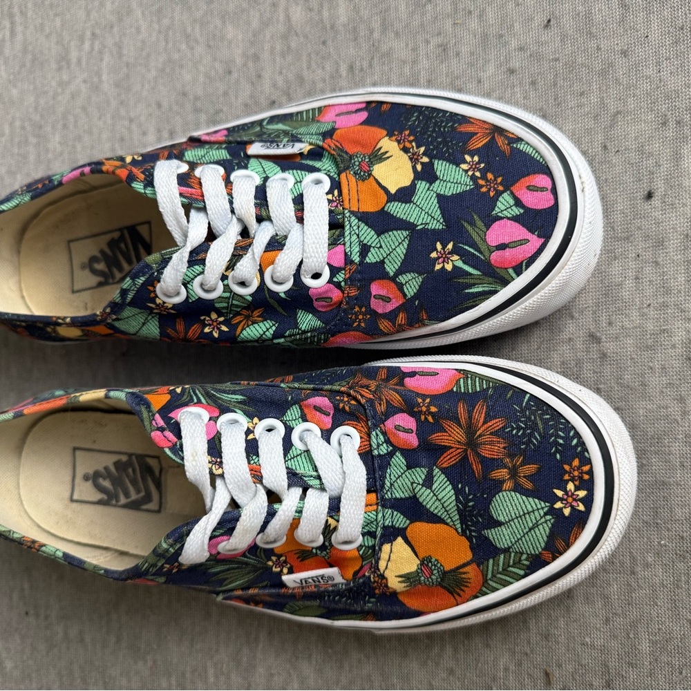 Vans Old Skool (Multi Tropic) Tropical Canvas Shoes Men’s Size 7.5 / Women’s 9 - Picture 2 of 9